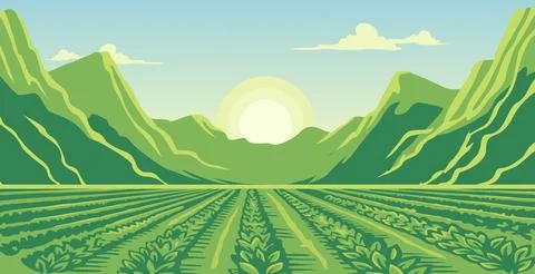 Vector farm Stock Illustration