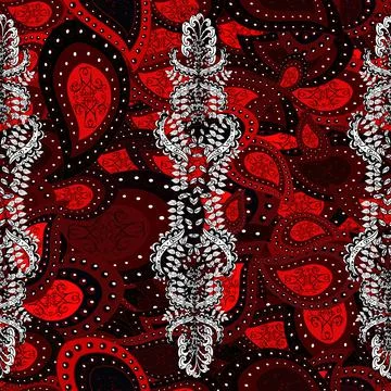 Vector Fashionable fabric pattern. Colour Spring Theme seamless pattern Backgrou Stockillustratie