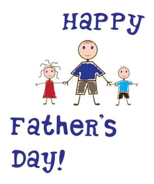 Vector Father's Day Stock Illustration