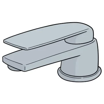 Vector of faucet Illustrazione stock
