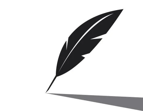 Vector feather icon Stock Illustration