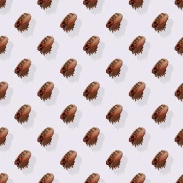 Vector feather seamless pattern Stock Illustration