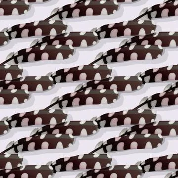 Vector feather seamless pattern Illustrazione stock