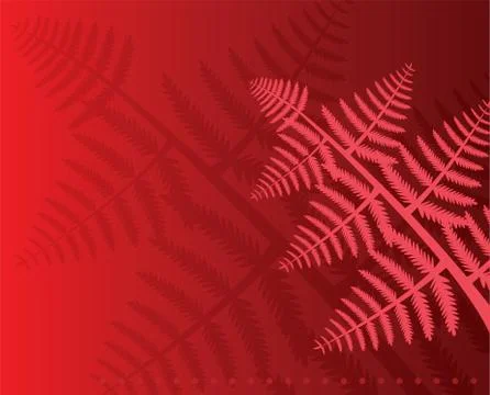 Vector fern leaves Stock Illustration