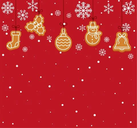 Vector festive Christmas background. Nice postcard. Eps 10 Stock Illustration