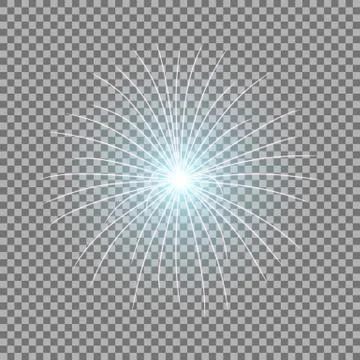 Vector festive firework, burst, aqua color Stock Illustration