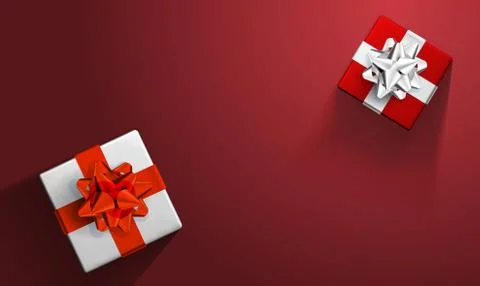 Vector festive illustration. Top view. Holiday decoration element. Birthday o Stock Illustration