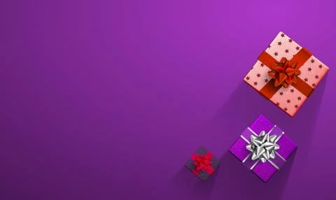 Vector festive illustration. Top view. Holiday decoration element. Birthday o Stock Illustration