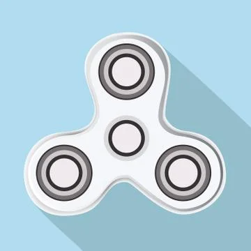 Vector Fidget toy for increased focus, stress relief. Stock Illustration