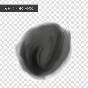 Vector figured brush strokes brush and ink background Stock Illustration