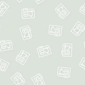 Vector file line vector seamless pattern Stock Illustration