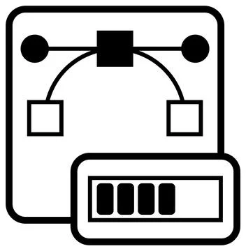Vector File Processing Icon Stock Illustration