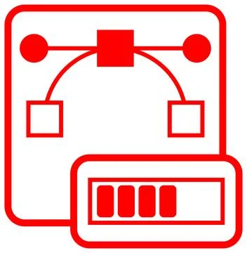 Vector File Processing Icon Stock Illustration