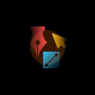 Vector files. Vector icon in gradient style Stock Illustration