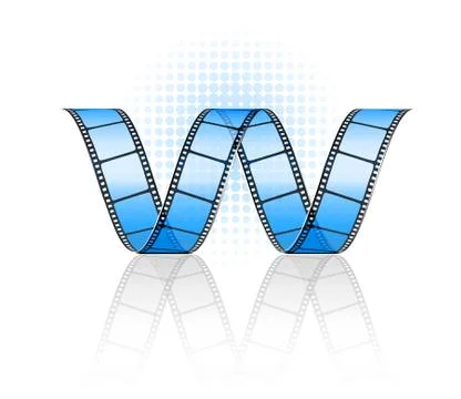 Vector film strip Stock Illustration
