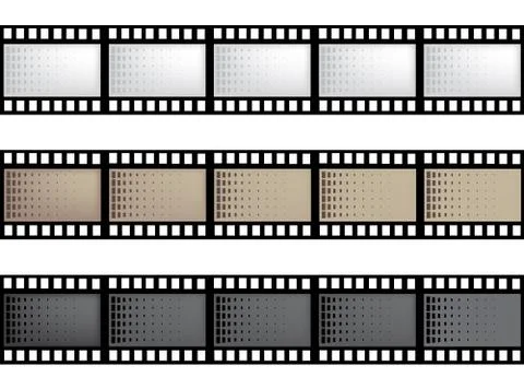 Vector film strip Stock Illustration
