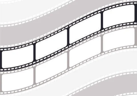 Vector film strip multi style Illustrazione stock