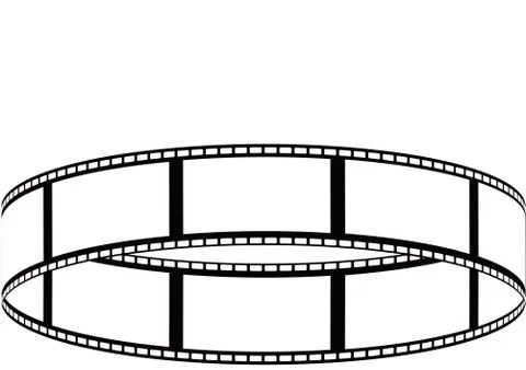 Vector film strip multi style Illustrazione stock