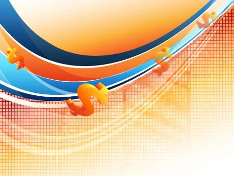 Vector finance backdrop. eps10 Stock Illustration