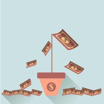 Vector financial crisis symbol Illustration