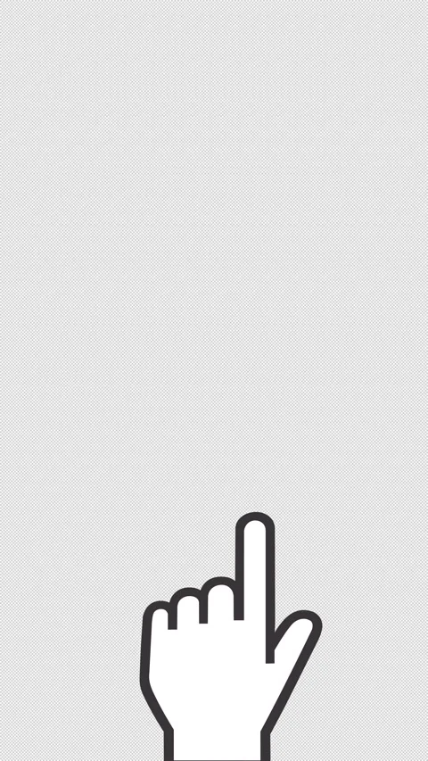 Vector Finger Double Swipe Left Animation with Alpha Channel Stock Footage 342775117