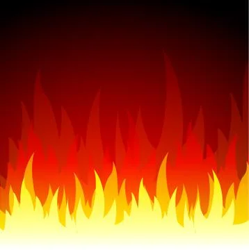 Vector fire background Stock Illustration