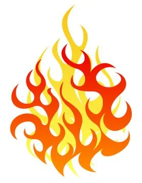 Vector fire design element Stock Illustration