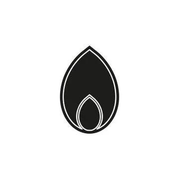 Vector fire flames sign illustration isolated - fire icon Stock Illustration