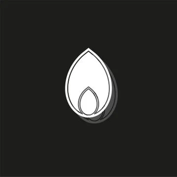 Vector fire flames sign illustration isolated - fire icon Stock Illustration