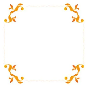 Vector Fire Frame Stock Illustration