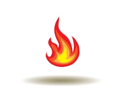 Vector Fire Icon Stock Illustration