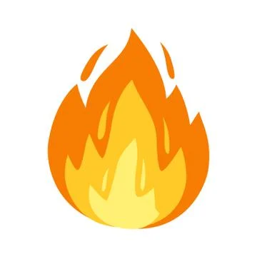 Vector fire sprites, flames icon. Bonfire, burning, explosion, torch, campfire 스톡 일러스트