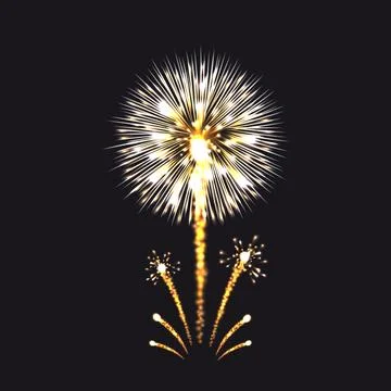 Vector Fireworks Stock Illustration