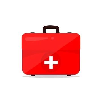 Vector First aid help bag Stock Illustration