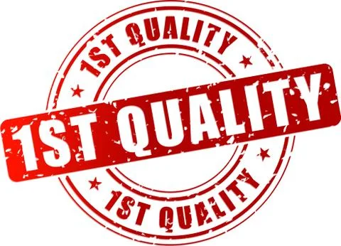 Vector first quality stamp Stock Illustration