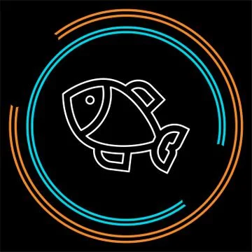 Vector fish illustration - nature symbol Stock Illustration