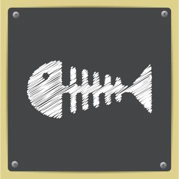 Vector fishbone Stock Illustration