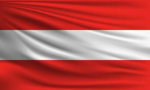 Vector flag of Austria Stock Illustration