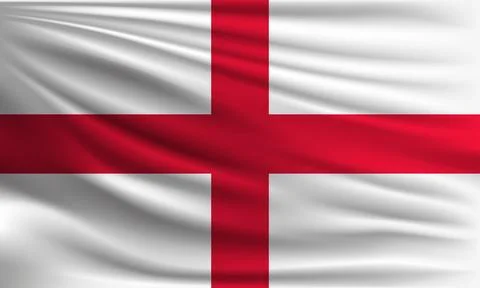 Vector flag of England Stock Illustration