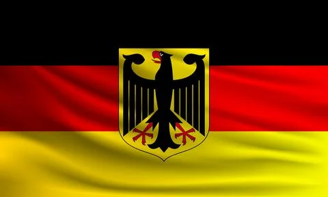 Vector flag of Germany Stock Illustration