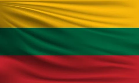 Vector flag of Lithuania Stock Illustration