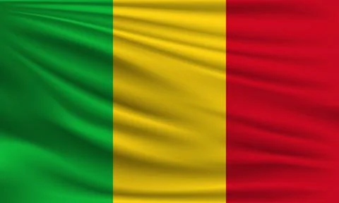 Vector flag of Mali Stock Illustration