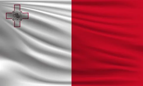 Vector flag of Malta Stock Illustration