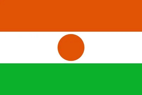 Vector flag of Niger Stock Illustration