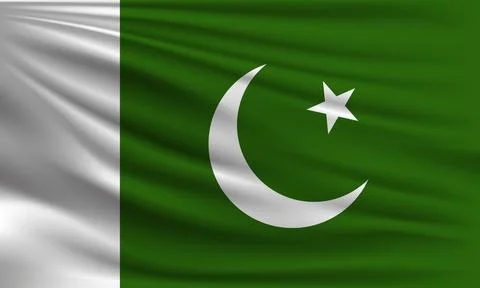 Vector flag of Pakistan Stock Illustration