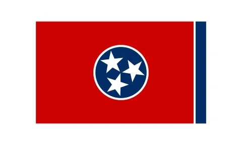 Vector Flag of Tennessee イラスト素材