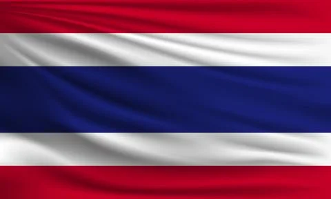 Vector flag of Thailand Stock Illustration