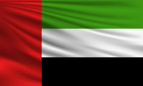 Vector flag of UAE Stock Illustration
