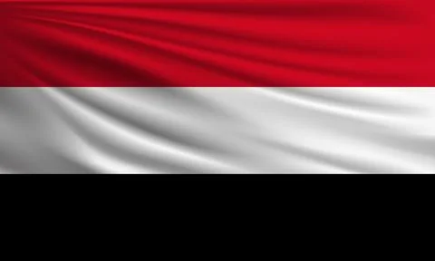 Vector flag of Yemen Stock Illustration