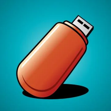 Vector flash drive Stock Illustration